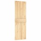 vidaXL Puerta corredera con herrajes madera maciza de pino 70x210 cm