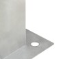 vidaXL Anclajes para postes 4 unidades metal galvanizados 71 mm vidaXL Anclajes para postes 4 unidades metal galvanizados 71 mm