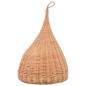 vidaXL Casa para gatos con cojín y forma de tipi sauce natural 40x60cm vidaXL Casa para gatos con cojín y forma de tipi sauce natural 40x60cm