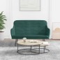 vidaXL Banco de terciopelo verde oscuro 110x76x80 cm vidaXL Banco de terciopelo verde oscuro 110x76x80 cm