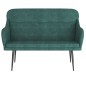 vidaXL Banco de terciopelo verde oscuro 110x76x80 cm vidaXL Banco de terciopelo verde oscuro 110x76x80 cm