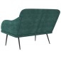 vidaXL Banco de terciopelo verde oscuro 110x76x80 cm vidaXL Banco de terciopelo verde oscuro 110x76x80 cm