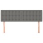 vidaXL Cabeceros 2 unidades tela gris oscuro 72x5x78/88 cm vidaXL Cabeceros 2 unidades tela gris oscuro 72x5x78/88 cm