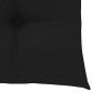 vidaXL Sillas de jardín 2 uds con cojines madera maciza de teca negro vidaXL Sillas de jardín 2 uds con cojines madera maciza de teca negro