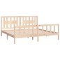 vidaXL Estructura de cama con cabecero madera maciza de pino 200x200cm