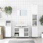vidaXL Juego de muebles de baño 3 pzas madera contrachapada blanco vidaXL Juego de muebles de baño 3 pzas madera contrachapada blanco