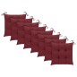 vidaXL Sillas de jardín 8 unidades madera maciza de teca con cojines vidaXL Sillas de jardín 8 unidades madera maciza de teca con cojines