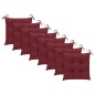 vidaXL Sillas de jardín apilables 8 uds madera de teca con cojines vidaXL Sillas de jardín apilables 8 uds madera de teca con cojines