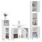 vidaXL Juego de muebles de baño 3 pzas madera contrachapada blanco vidaXL Juego de muebles de baño 3 pzas madera contrachapada blanco