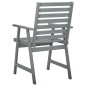 vidaXL Sillas de comedor jardín con cojines 4 uds madera maciza acacia vidaXL Sillas de comedor jardín con cojines 4 uds madera maciza acacia