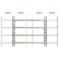 vidaXL Reja de seguridad ajustable ventana con 4 barras 700-1050 mm vidaXL Reja de seguridad ajustable ventana con 4 barras 700-1050 mm