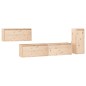 vidaXL Muebles para TV 2 piezas madera maciza de pino vidaXL Muebles para TV 2 piezas madera maciza de pino