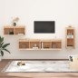 vidaXL Muebles para TV 2 piezas madera maciza de pino vidaXL Muebles para TV 2 piezas madera maciza de pino