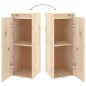 vidaXL Muebles para TV 2 piezas madera maciza de pino vidaXL Muebles para TV 2 piezas madera maciza de pino