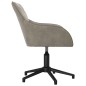 vidaXL Sillas de comedor giratorias 2 uds de terciopelo gris claro vidaXL Sillas de comedor giratorias 2 uds de terciopelo gris claro
