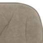 vidaXL Sillas de comedor giratorias 2 uds de terciopelo gris claro vidaXL Sillas de comedor giratorias 2 uds de terciopelo gris claro