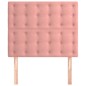 vidaXL Cabeceros 2 unidades de terciopelo rosa 100x5x78/88 cm vidaXL Cabeceros 2 unidades de terciopelo rosa 100x5x78/88 cm
