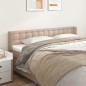 vidaXL Cabecero de cuero sintético color capuchino 183x16x78/88 cm vidaXL Cabecero de cuero sintético color capuchino 183x16x78/88 cm