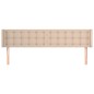 vidaXL Cabecero de cuero sintético color capuchino 183x16x78/88 cm vidaXL Cabecero de cuero sintético color capuchino 183x16x78/88 cm
