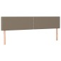 vidaXL Cama box spring con colchón tela gris taupe 160x200 cm vidaXL Cama box spring con colchón tela gris taupe 160x200 cm