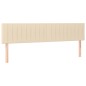 vidaXL Cama box spring con colchón tela color crema 160x200 cm vidaXL Cama box spring con colchón tela color crema 160x200 cm