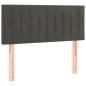 vidaXL Cama box spring con colchón terciopelo gris oscuro 90x200 cm vidaXL Cama box spring con colchón terciopelo gris oscuro 90x200 cm