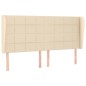 vidaXL Cama box spring con colchón tela color crema 180x200 cm vidaXL Cama box spring con colchón tela color crema 180x200 cm