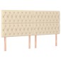 vidaXL Cama box spring con colchón tela color crema 180x200 cm vidaXL Cama box spring con colchón tela color crema 180x200 cm