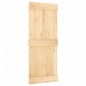 vidaXL Puerta corredera con herrajes madera maciza de pino 85x210 cm vidaXL Puerta corredera con herrajes madera maciza de pino 85x210 cm