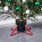 vidaXL Soporte para árbol de Navidad verde y rojo 46x46x19 cm vidaXL Soporte para árbol de Navidad verde y rojo 46x46x19 cm