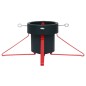 vidaXL Soporte para árbol de Navidad verde y rojo 46x46x19 cm vidaXL Soporte para árbol de Navidad verde y rojo 46x46x19 cm