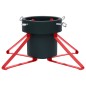 vidaXL Soporte para árbol de Navidad verde y rojo 46x46x19 cm vidaXL Soporte para árbol de Navidad verde y rojo 46x46x19 cm