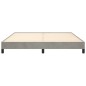 vidaXL Estructura de cama de terciopelo gris claro 180x200 cm vidaXL Estructura de cama de terciopelo gris claro 180x200 cm