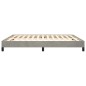vidaXL Estructura de cama de terciopelo gris claro 180x200 cm vidaXL Estructura de cama de terciopelo gris claro 180x200 cm