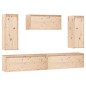vidaXL Muebles para TV 5 piezas madera maciza de pino vidaXL Muebles para TV 5 piezas madera maciza de pino