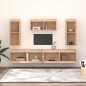 vidaXL Muebles para TV 5 piezas madera maciza de pino vidaXL Muebles para TV 5 piezas madera maciza de pino