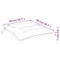 vidaXL Cojines para silla 2 uds tela Oxford multicolor 50x50x7 cm