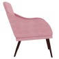 vidaXL Sillón de terciopelo rosa 63x76x80 cm vidaXL Sillón de terciopelo rosa 63x76x80 cm
