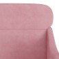 vidaXL Sillón de terciopelo rosa 63x76x80 cm vidaXL Sillón de terciopelo rosa 63x76x80 cm