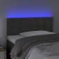 vidaXL Cabecero con LED de terciopelo gris oscuro 100x5x78/88 cm vidaXL Cabecero con LED de terciopelo gris oscuro 100x5x78/88 cm