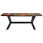 vidaXL Mesa de comedor madera maciza reciclada 200x100x75 cm 
