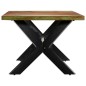 vidaXL Mesa de comedor madera maciza reciclada 200x100x75 cm 