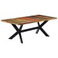 vidaXL Mesa de comedor madera maciza reciclada 200x100x75 cm 