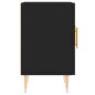 vidaXL Mueble para TV madera de ingeniería negro 150x30x50 cm vidaXL Mueble para TV madera de ingeniería negro 150x30x50 cm