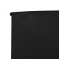 vidaXL Paravientos de playa de 6 paneles tela negro 800x160 cm vidaXL Paravientos de playa de 6 paneles tela negro 800x160 cm