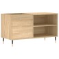 vidaXL Mueble de discos madera de ingeniería roble Sonoma 85x38x48 cm