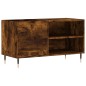 vidaXL Mueble de discos madera de ingeniería roble ahumado 85x38x48 cm vidaXL Mueble de discos madera de ingeniería roble ahumado 85x38x48 cm