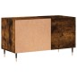 vidaXL Mueble de discos madera de ingeniería roble ahumado 85x38x48 cm vidaXL Mueble de discos madera de ingeniería roble ahumado 85x38x48 cm