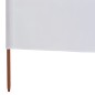 vidaXL Paravientos de playa de 9 paneles tela blanco arena 1200x80 cm vidaXL Paravientos de playa de 9 paneles tela blanco arena 1200x80 cm