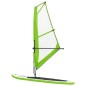 vidaXL Tabla de paddle surf inflable con vela verde y blanca vidaXL Tabla de paddle surf inflable con vela verde y blanca